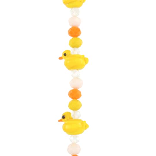 Yellow Duck Lampwork Glass Bead Mix by Bead Landing&#x2122;